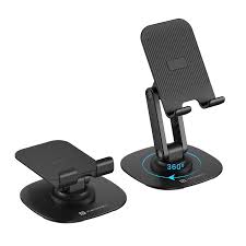 M.T 360 Rotating Base Foldable Tablet Stand Height Angle Adjustable Phone Stand Mobile Holder